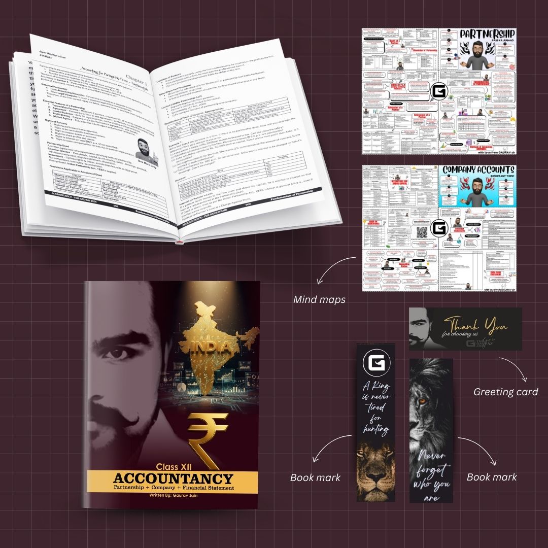 Accountancy HELP BOOK class 12 (session 2025-26 ) - THE GAURAV JAIN