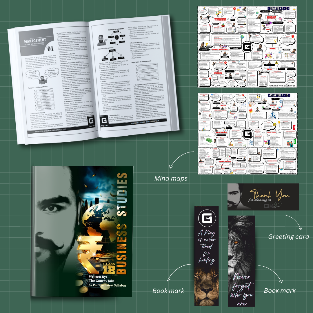 Business Studies HELP BOOK class 12 (session 2025-26 ) - THE GAURAV JAIN