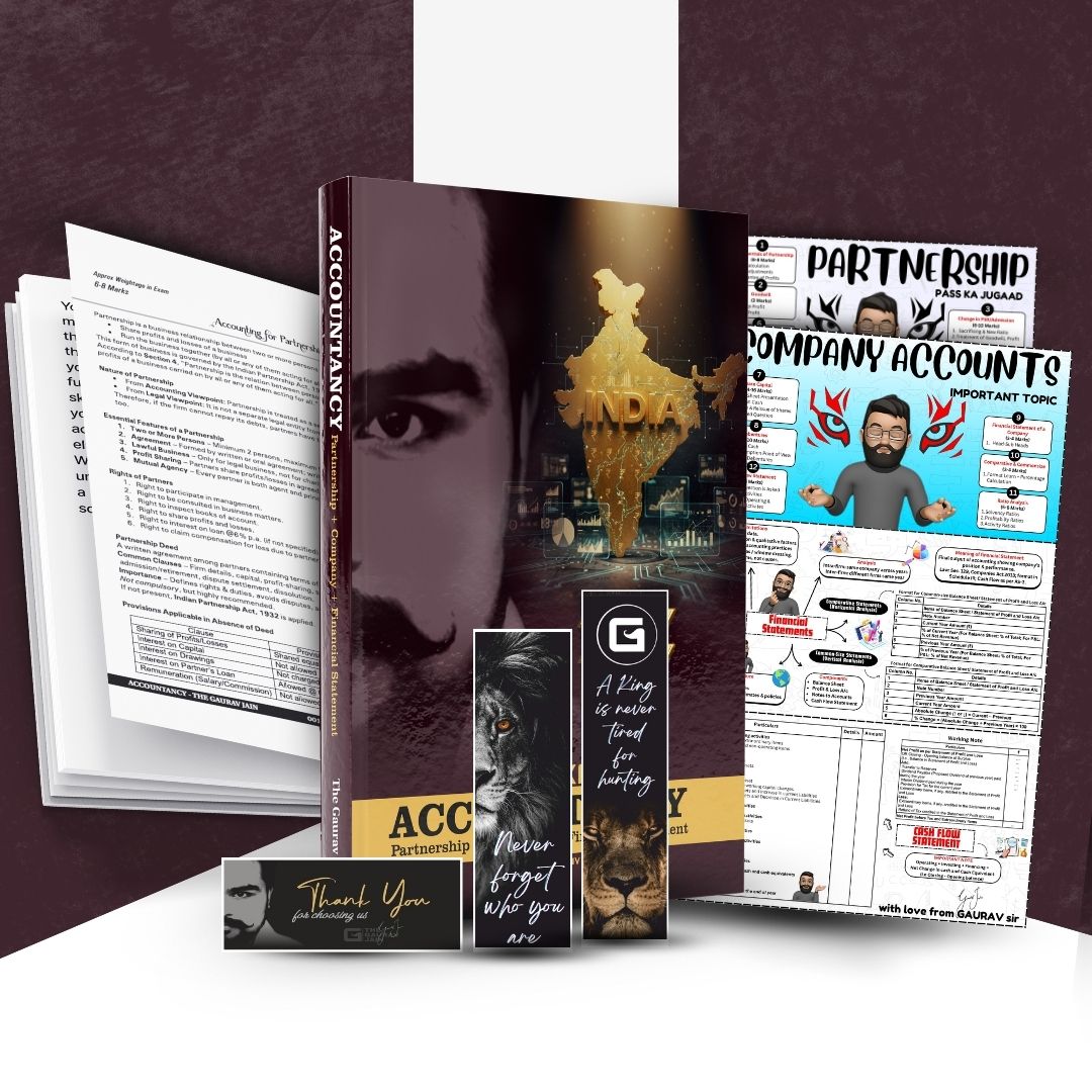 Accountancy HELP BOOK class 12 (session 2025-26 ) - THE GAURAV JAIN