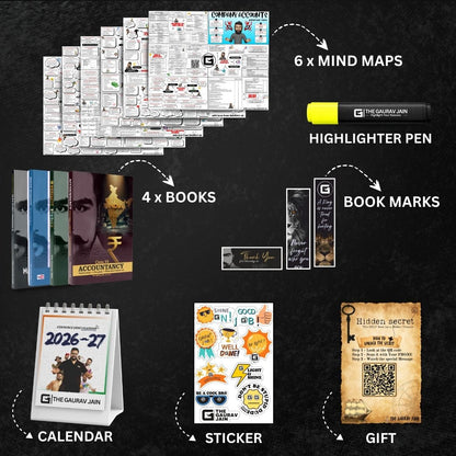 Commerce Box – Complete COMMERCE COMBO of HELP BOOKS class 12 | THE GAURAV JAIN